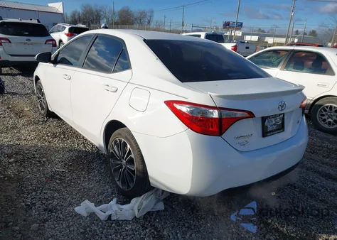 2016 Toyota Corolla S Plus from USA, damaged, VIN 2T1BURHE8GC565517